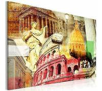 QUADRO MODERNO ROMA CAPITALE MONUMENTI 70X100 CM