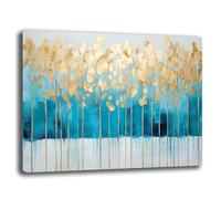 Quadro Moderno Soggiorno ALBERI 50x70 cm Quadri moderni FIORE da Parete grande XXL Stampa su tela Canvas Decorazione Murale muro Arredo Camera da letto Cucina (26, 50x70 cm, Canvas intelaiato)