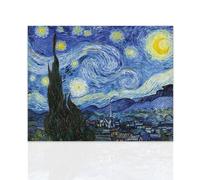 Quadro Moderno Soggiorno Canvas Notte Stellata Vincent Van Gogh Tributo d'autore Canvas Arte Moderna Decorazioni Camera da Letto
