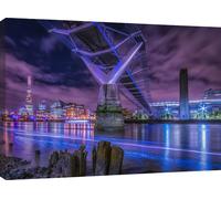 Quadro moderno stampa su tela canvas foto LONDON BRIDGE arte casa LONDRA