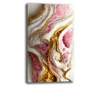 Quadro Moderno Verticale EFFETTO MARMO Soggiorno Astratto Industrial Quadri moderni da Parete XXL grande Stampa su tela Canvas Decorazione Murale muro Arredo Camera letto Cucina (50x100 cm, 8)