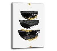 Quadro Moderno Verticale Nordico Scandinavo Quadri moderni stile Gold XXL grande Stampa su tela Canvas Decorazione da parete Murale muro Soggiorno Arredo Camera da letto cucina (70x100 cm, 1)