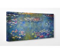 Quadro Monet Le Bassin aux nymphéas, Stampa su Tela Canvas Vernice Pennellate
