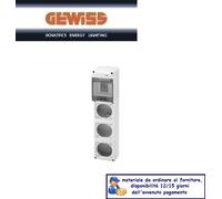 QUADRO PARETE GEWISS Q-DIN 5 MODULI 3 FLANGE PRESE INDUSTRIALI GW68001N