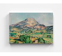 Quadro Paul Cézanne Mont Sainte casa colorato casa arte quadro su tela decora...