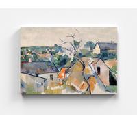 Quadro Paul Cézanne tetti casa colorato casa arte quadro su tela...