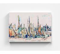Quadro Paul Sinac La Rochelle colorato decorazione casa quadro su tela arte