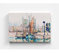 Quadro Paul Sinac La Rochelle colorato decorazione casa quadro su tela arte