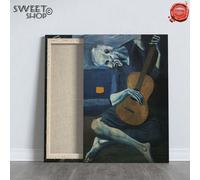 Quadro Picasso Il Vecchio Chitarrista Cieco Arte Tela alta qualità falsi d'autor