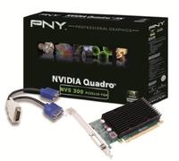 Quadro PNY NVS300 Nvidia a basso profilo scheda grafica (512MB GDDR3, PCI-E x16)
