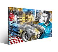 Quadro pop art Steve Mc queen II stampa su tela canvas arredamento moderno
