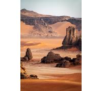 Quadro poster 80 x 120 cm: deserto del Sahara Tadrart Rouge nell'algeria meridionale (244106895)