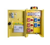 Quadro Primario da Cantiere Edile - Quadro Elettrico Portatile Professionale - Distribuzione Sicura Energia per Cantieri / 6 prese VB-P6F-T32001