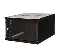 Quadro rack Fanton a parete 6 unità CLOUD 19" nero 28130NE