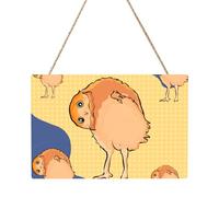 Quadro rettangolare con gufo storto. 20,3 x 30,5 cm. Elegante decorazione da parete moderna per la casa per migliorare il tuo spazio.