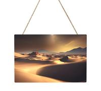 Quadro rettangolare del deserto del Sahara. 20,3 x 30,5 cm. Elegante decorazione da parete moderna per la casa per migliorare il tuo spazio.