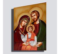 Quadro SACRA FAMIGLIA gesù madonna san giuseppe natività - RIPRODUZIONE STAMPA SU TELA Quadri Moderni Moderno Arte Astratto Cucina Soggiorno Camera da letto printerland.it (50x70 cm)