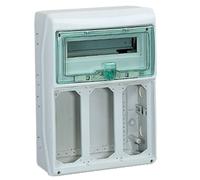Quadro Schneider industriale 12 moduli 3 prese interbloccate 10372