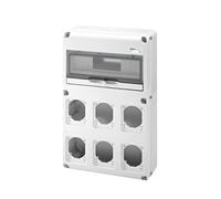 Quadro Stagno Gewiss Q-DIN GW68008N IP65 14 Moduli DIN 6 Flange