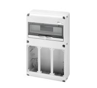 Quadro Stagno Gewiss Q-DIN GW68010N IP65 14 Moduli DIN 3 Prese Interbloccate