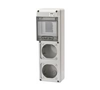 Quadro Stagno Gewiss Q-DIN GW68018N IP65 5 Moduli DIN 2 Flange