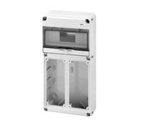 Quadro Stagno Gewiss Q-DIN GW68025N IP65 10 Moduli DIN 2 Prese Interbloccate