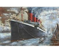 Insegna da muro luminosa metallo targa decorativa vintage 80 x 60 cm retrò birra