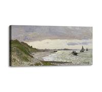 Quadro stampa su tela con vernice effetto dipinto - claude monet