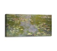 Quadro stampa su tela con vernice effetto dipinto - claude monet