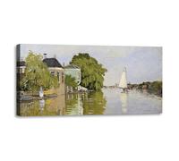 Quadro stampa su tela con vernice effetto dipinto - claude monet