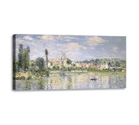 Quadro stampa su tela con vernice effetto dipinto - claude monet