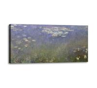 Quadro stampa su tela con vernice effetto dipinto - claude monet