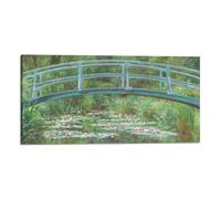 Quadro stampa su tela con vernice effetto dipinto - claude monet