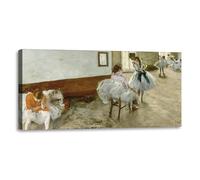 Quadro stampa su tela con vernice effetto dipinto - edgar degas
