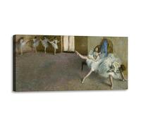 Quadro stampa su tela con vernice effetto dipinto - edgar degas