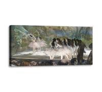 Quadro stampa su tela con vernice effetto dipinto - edgar degas