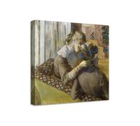 Quadro stampa su tela con vernice effetto dipinto - edgar degas