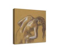 Quadro stampa su tela con vernice effetto dipinto - edgar degas