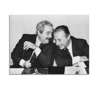 Quadro stampa su tela con vernice effetto dipinto - falcone borsellino