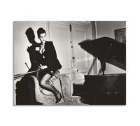 Quadro stampa su tela con vernice effetto dipinto - Helmut Newton