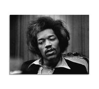 Quadro stampa su tela con vernice effetto dipinto - jimi hendrix