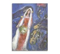 Quadro stampa su tela con vernice effetto dipinto - Marc Chagall