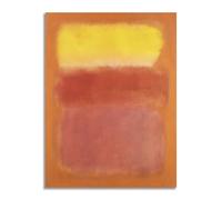 Quadro stampa su tela con vernice effetto dipinto - Mark Rothko