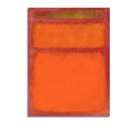 Quadro stampa su tela con vernice effetto dipinto - Mark Rothko