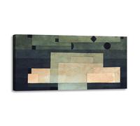 Quadro stampa su tela con vernice effetto dipinto - paul klee