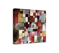 Quadro stampa su tela con vernice effetto dipinto - paul klee