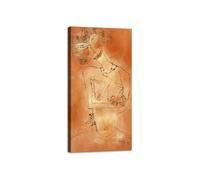 Quadro stampa su tela con vernice effetto dipinto - paul klee