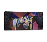 Quadro stampa su tela con vernice effetto dipinto - paul klee