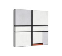 Quadro stampa su tela con vernice effetto dipinto - piet mondrian
