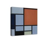 Quadro stampa su tela con vernice effetto dipinto - piet mondrian